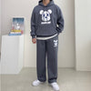 Bear Brick Fleece-Lined Sweatshirt and Pants Set