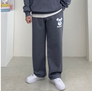 Bear Brick Fleece-Lined Sweatshirt and Pants Set