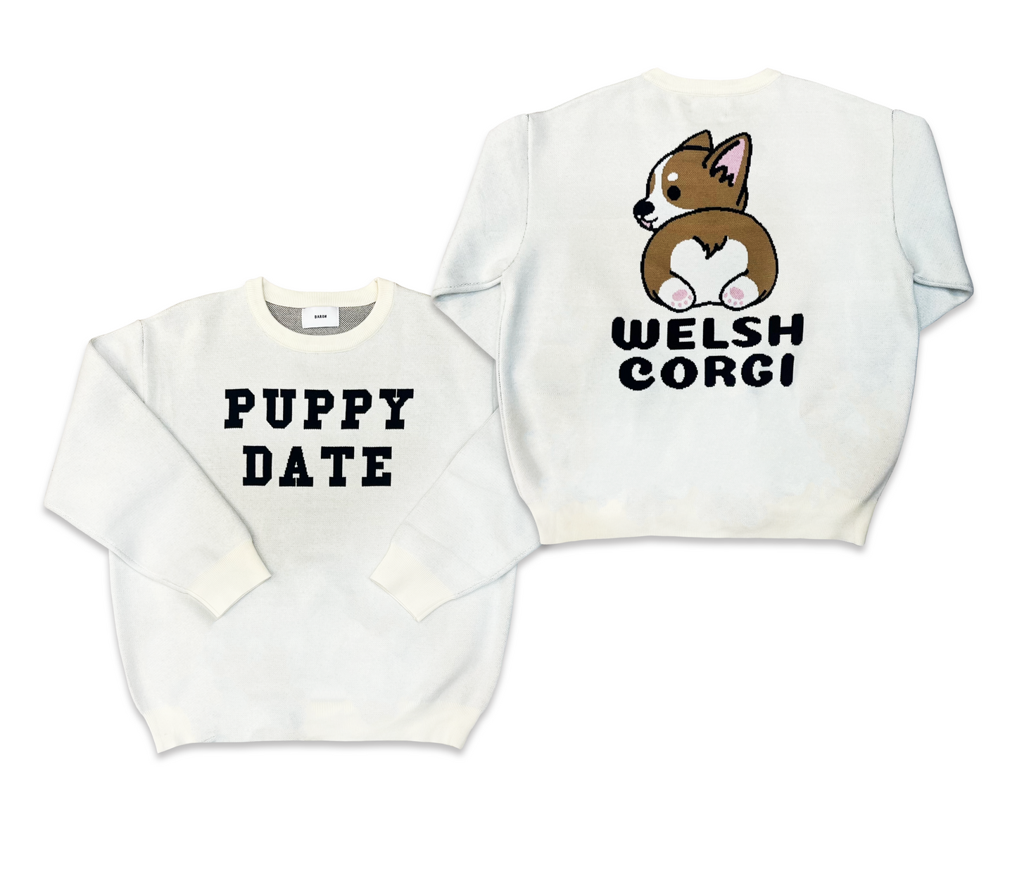 Welsh Corgi Knit Sweater