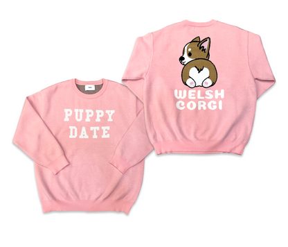 Welsh Corgi Knit Sweater