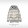 Snow Flower Wool Hood Zip-Up