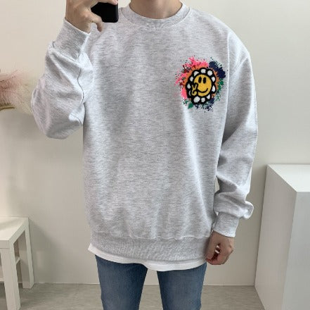 Smile Fleece Sweatshirt