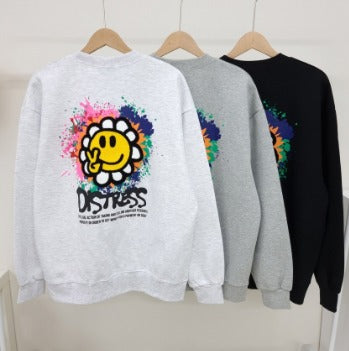 Smile Fleece Sweatshirt