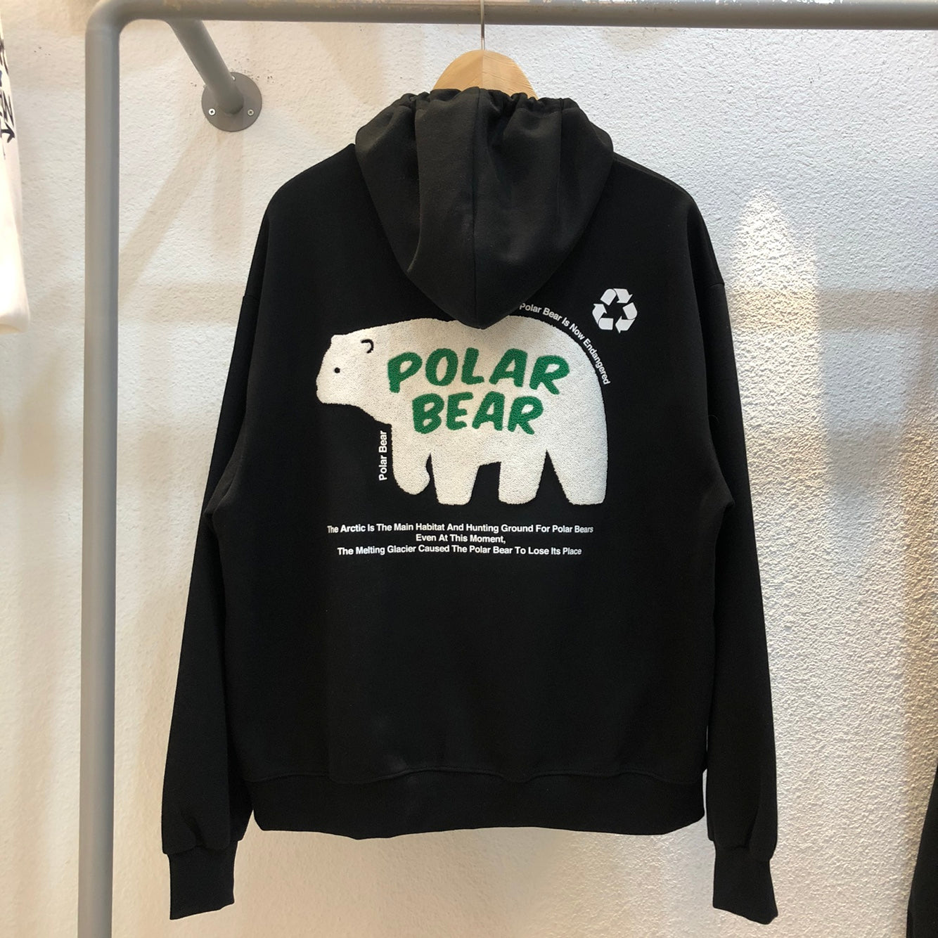 Polar Bear Hooded Zip-Up Jacket