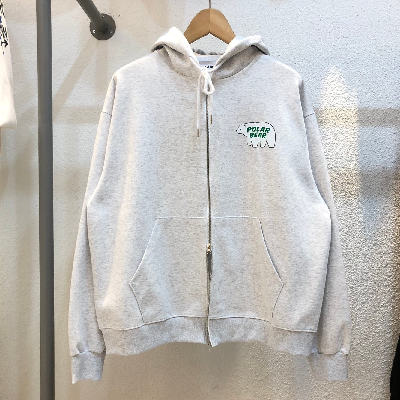 Polar Bear Hooded Zip-Up Jacket