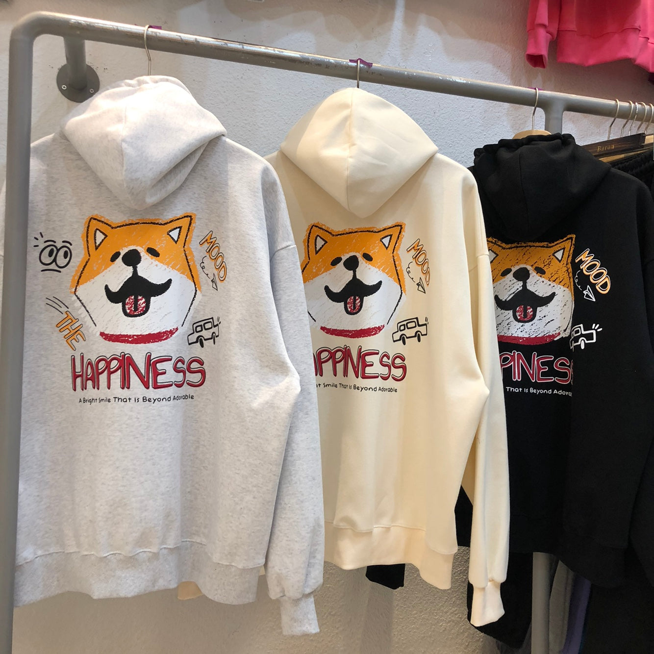 Shiba Inu Fleece-Lined Hoodie