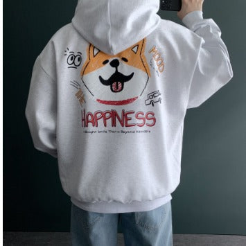 Shiba Inu Fleece-Lined Hoodie