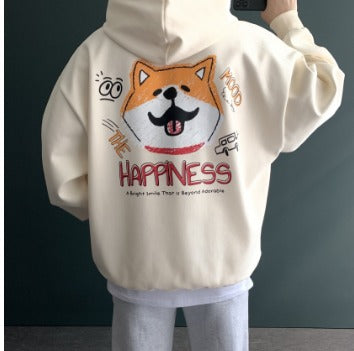 Shiba Inu Fleece-Lined Hoodie