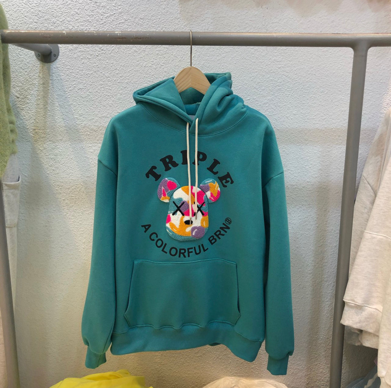 Triple Bear Graphic Hoodie