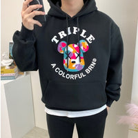 Triple Bear Graphic Hoodie